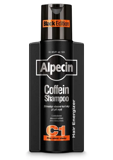 Alpecin Șampon cu cafeina împotriva căderii părului C1 Black Edition (Coffein Shampoo) 250 ml