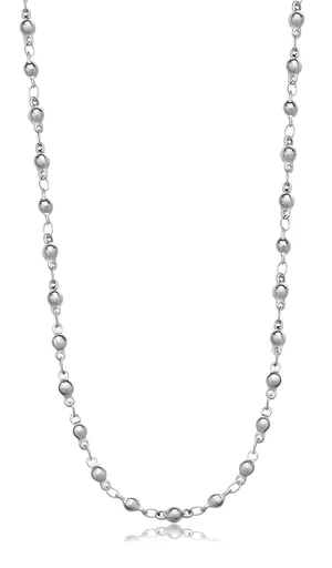 S'Agapõ Lănțișor lung din oțel cu biluțe Chunky SHK86