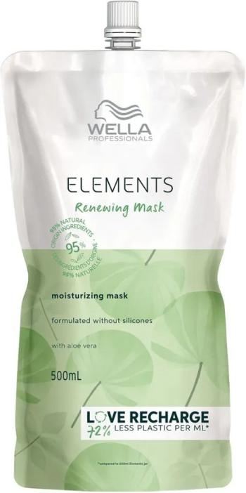 Wella Professionals Mască regeneratoare pentru păr Elements (Moisturizing Mask) 500 ml - umplere de rezervă
