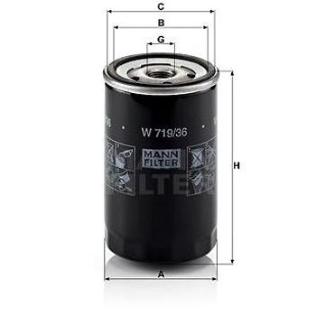 MANN-FILTER W719/36 (W719/36)