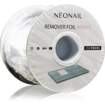 NEONAIL Remover Foil Wraps dizolvant pentru lacul de unghii 250 buc