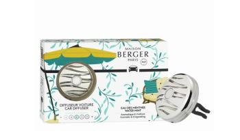 Maison Berger Paris Set cadou difuzor auto Summer + reîncărcare cu apă de mentă