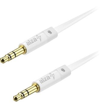 Alzapower FlatCore Audio 3,5 mm Jack (M) to 3,5 mm Jack (M) 1,5 m biely (APW-CBA3JMF015W)