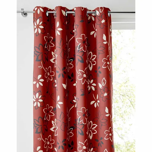 Perdeaua Blackout cu imprimeu floral, Colombine