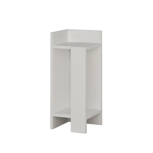 Noptieră Elos Left White, alb