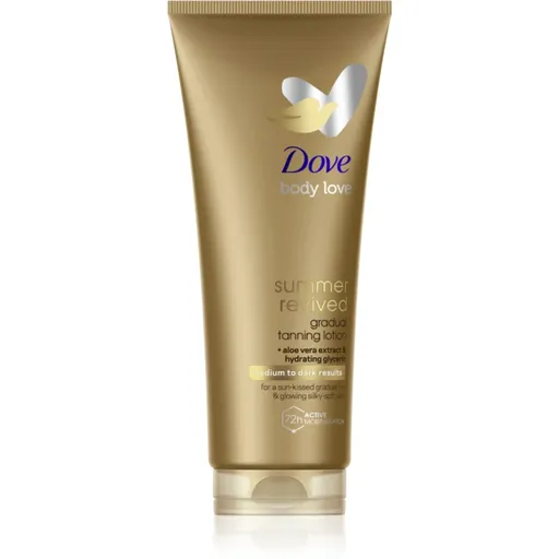 Dove Summer Revived lotiune autobronzanta culoare Medium to Dark 200 ml