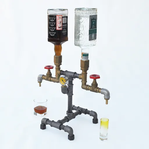 Dispenser bauturi, Hanah Home, Dsp002, 43x34x24 cm, Nuc / Negru