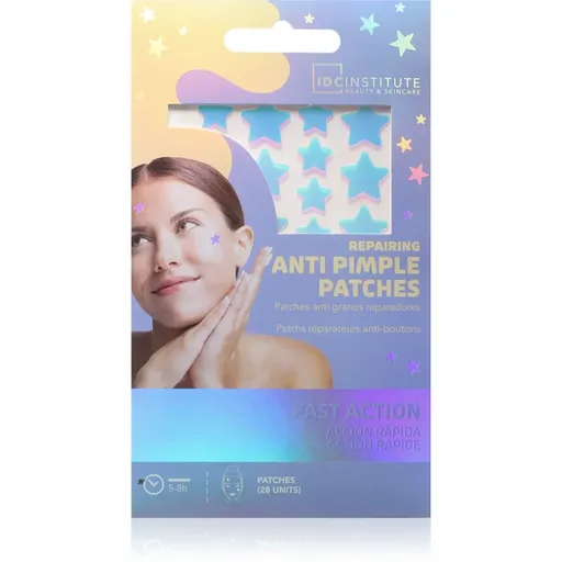 IDC Institute Anti Pimple Patches servetele demachiante pentru ten acneic 28 buc