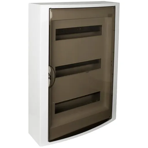 Tablou electric Solera Arelos 5261PF, 42 module, aparent, IP40, 362x544x104, plastic, usa fumurie, cutie alba