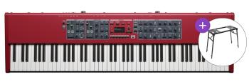NORD Piano 6 88 STND SET Digitální stage piano Red