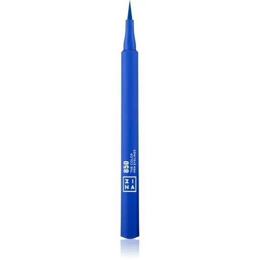 3INA The Color Pen Eyeliner tuș de ochi tip cariocă culoare 850 - Blue 1 ml