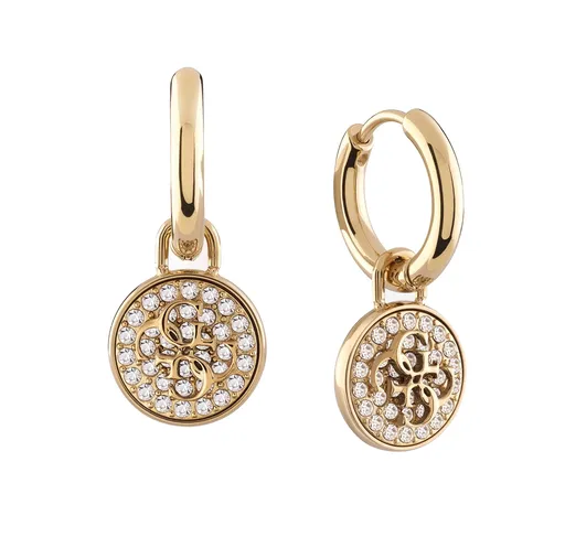 Guess Cercei placați cu aur cu pandantive 2în1 Dreaming Guess JUBE03131JWYGT/U