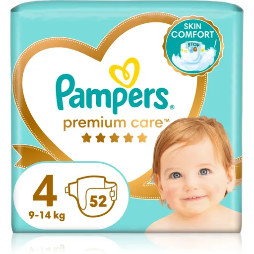 Pampers Premium Care Size 4 scutece de unică folosință 9-14 kg 52 buc