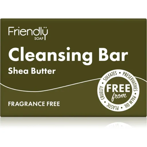 Friendly Soap Cleansing Bar Shea Butter săpun natural faciale 95 g