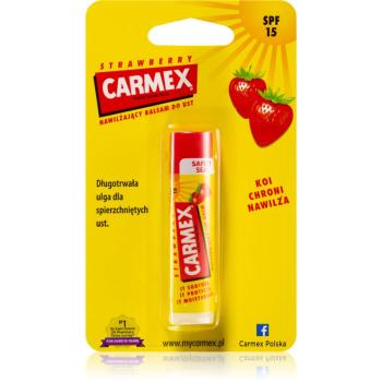 Carmex Strawberry balsam pentru buze cu efect hidratant SPF 15 4.25 g