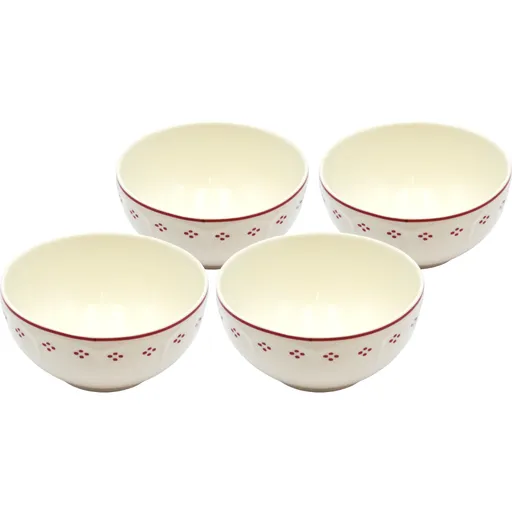 Mäser Set de boluri Lova Red 14 cm, 4 buc., roșu