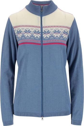 Dale of Norway Liberg Womens Jacket Blue Shadow/Off White S Pulóver