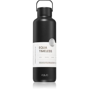 Equa Timeless Thermo sticlă termos mica culoare Dark 600 ml