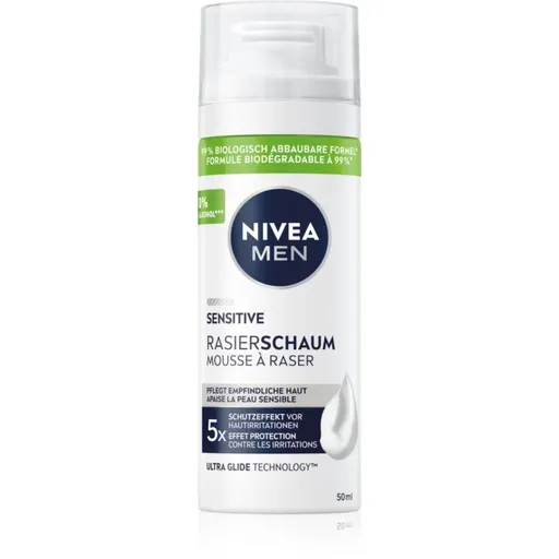 NIVEA MEN Sensitive spumă pentru bărbierit pentru barbati 50 ml