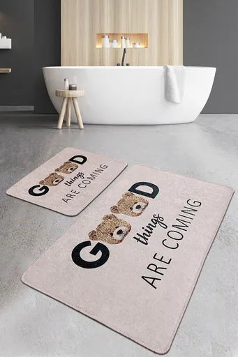 Set covorase de baie, L'essentiel Maison, Things Djt, Multicolor