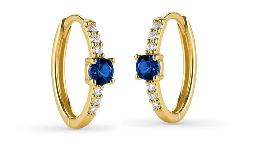 Brilio Cercei de lux din aur galben cu zircon 14/513.471Z-N