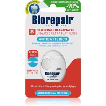 Biorepair Dental Floss Non-Waxed Ultra-Flat ata dentara neceruita pentru dinti sensibili Red 30 m