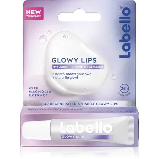 Labello Glowy Lips Balsam de buze hidratant cu acid hialuronic 10 ml