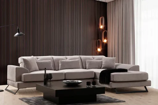 Coltar, Atelier del Sofa, 560ARE1224, Gri deschis