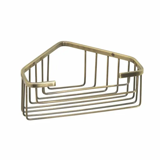 Raft de colț Smart GEDY 2483-44 pentru duș,20 x 8 x 15,1 cm, cupru, bronz