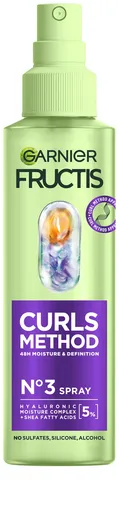 Garnier Spray hidratant răcoritor pentru păr uscat ondulat și creț Curls Method (Spray) 150 ml