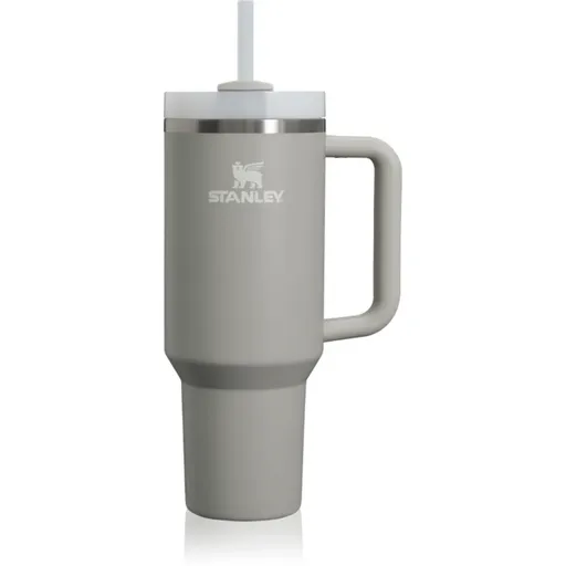Stanley Quencher H2.O FlowState™ Tumbler pahar din oțel inoxidabil cu pai mare Ash 1180 ml