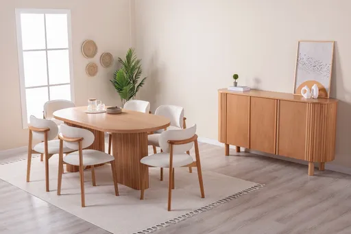 Masa, Hanah Home, Lugias, 180x75x90 cm, Fag