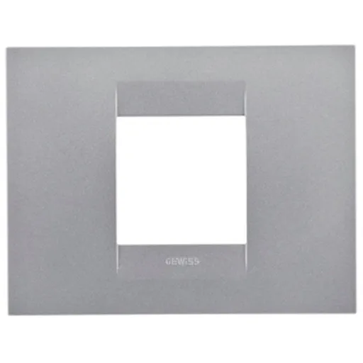 Rama ornament 3 module Gewiss Chorus Geo GW16403VT, titan