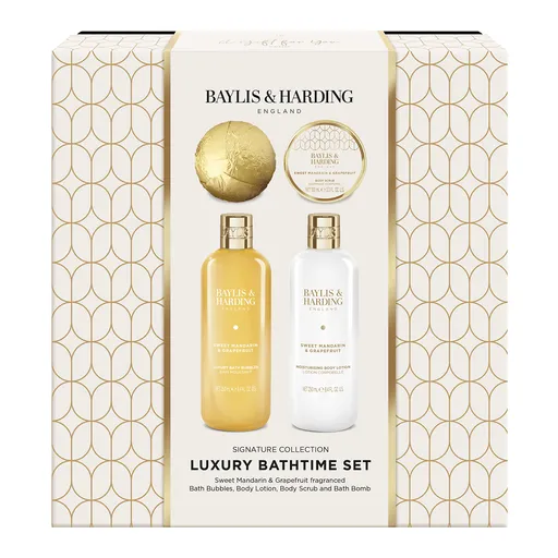 Baylis & Harding Set cadou pentru îngrijirea corpului Mandarin & Grapefruit – 4 piese