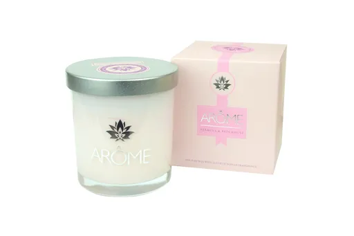 Lumânare parfumată AROME într-un borcan de sticlă cu capac 200 g