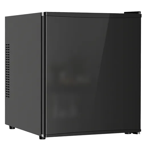 HOMCOM Mini-frigider 44 L/46 doze Frigider mic cu termostat reglabil 43 x 51 x 51,3 cm, Negru | Aosom Romania