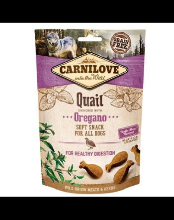 CARNILOVE Semi moist snacks Recompense caine, cu prepelita si oregano 200 g