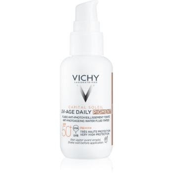 Vichy Capital Soleil Daily SPF50+ fluid protector tonifiant pentru față SPF 50+ culoare Medium 40 ml