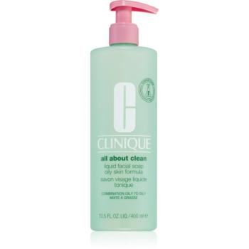 Clinique Liquid Facial Soap Oily Skin Formula săpun lichid pentru ten gras și mixt 400 ml