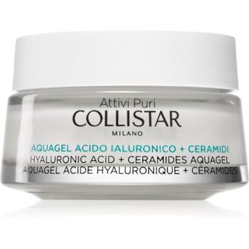 Collistar Attivi Puri Hyaluronic Acid + Ceramides Aquagel cremă-gel hidratant cu efect de strălucire cu acid hialuronic 50 ml