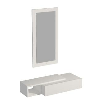 Raft decorativ Vien White, alb