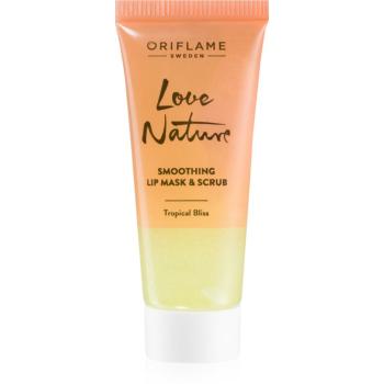 Oriflame Love Nature Tropical Bliss masca si peeling de buze 15 ml