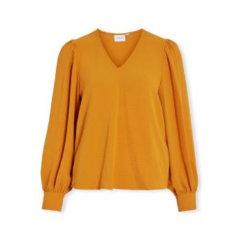 Vila  Top Gaja L/S - Inca Gold  Blúzka Oranžová