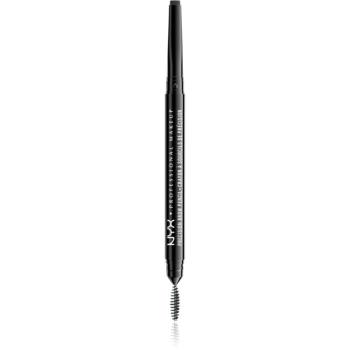 NYX Professional Makeup Precision Brow Pencil creion pentru sprancene culoare 06 Black 0.13 g