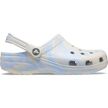 Crocs CLASSIC MARBLED CLOG Uniszex belebújós cipő, bézs, méret 37/38