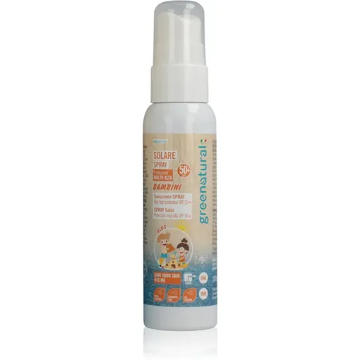 Greenatural Sunscreen Spray Kids SPF 50+ lotiune protectoare pentru plaja pentru copii SPF 50+ 100 ml