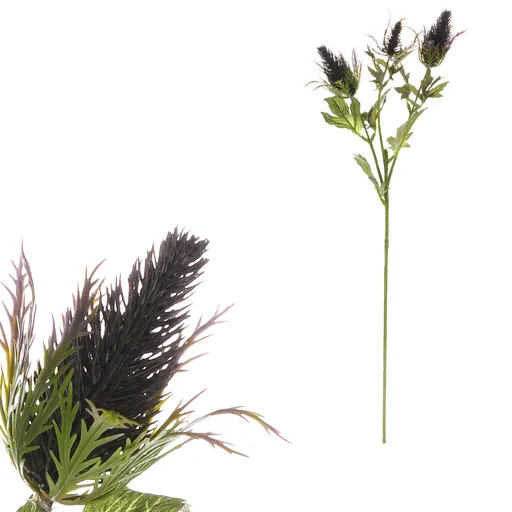 Floare artificială Eryngium violet, 66 cm