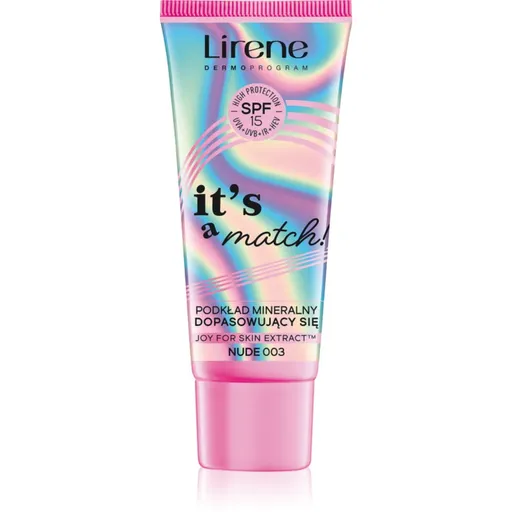 Lirene Mineral crema nuantatoare cu minerale pentru piele normala spre mixta SPF 15 nude 30 ml