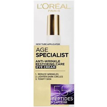 L'ORÉAL PARIS Age Specialist 55+ Anti-Wrinkle  Restoring Eye Cream 15 ml (3600524034368)