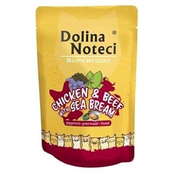 Dolina Noteci Superfood kuřecí a hovězí maso s pražmou 80% masa 85g (5902921304746)